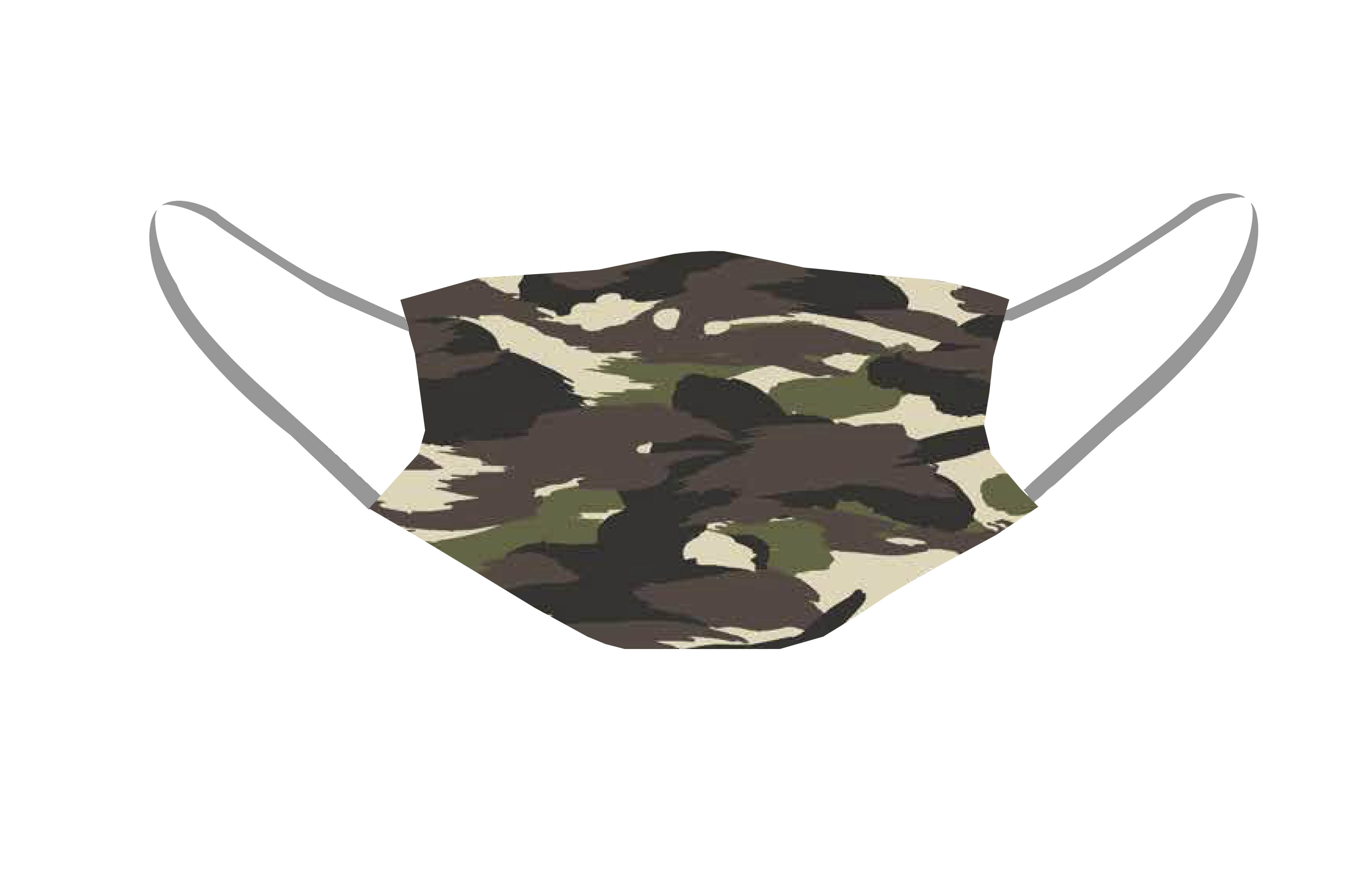 Reusable Hygienic Mask Camouflage Green
