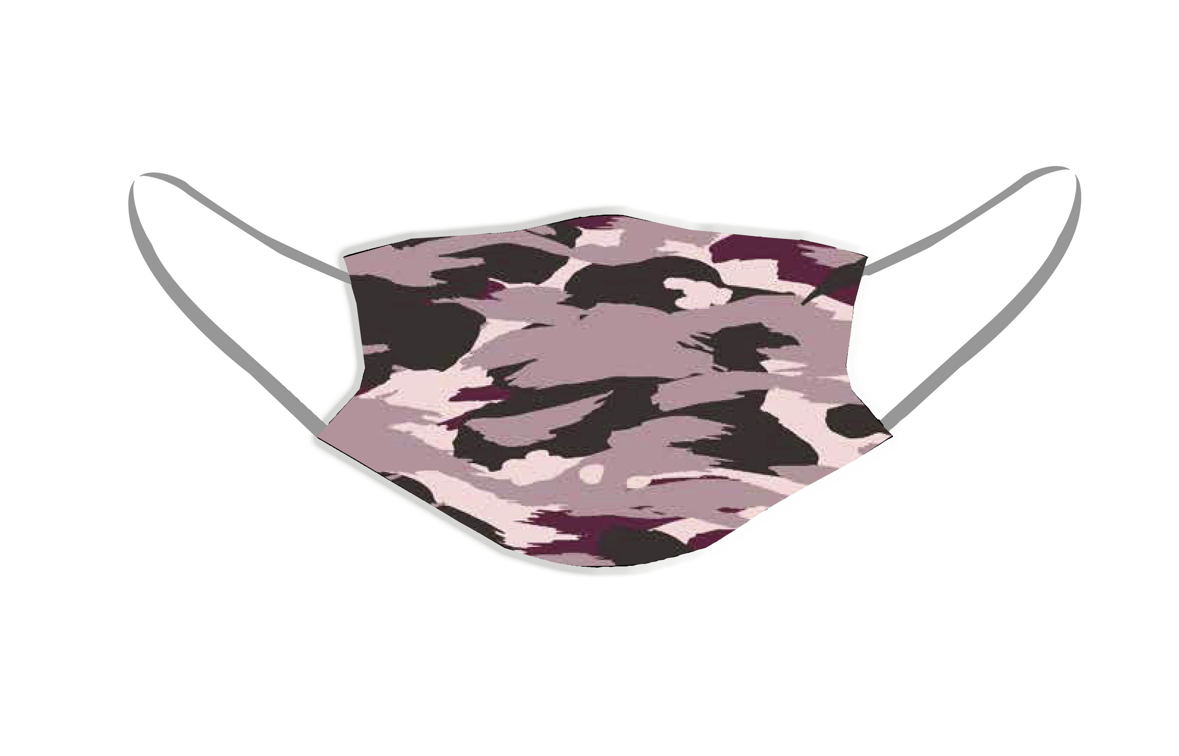 Reusable Hygienic Mask Camouflage Pink